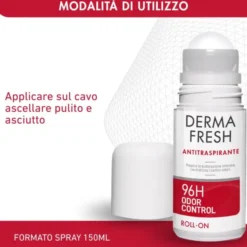 Deodorante Dermafresh 96H Odor Control roll-on