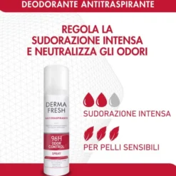 Deodorante Dermafresh 96H Odor Control spray, 150ml