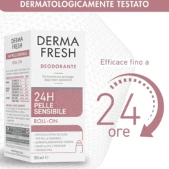 Deodorante Dermafresh 24h Pelli Sensibili roll-on, 50ml