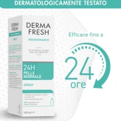 Deodorante Dermafresh 24h Spray pelle normale, 100ml