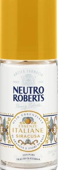 Deodorante Neutro Roberts Roll On Siracusa, 50ml