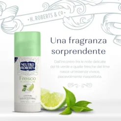 Deodorante Neutro Roberts Stick Fresco Verde, 40ml