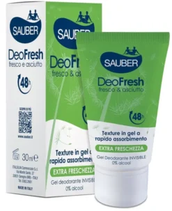 Deodorante Sauber DeoFresh Gel protezione 48h, 30ml