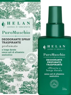 Deodorante Spray Helan PuroMuschio traspirante