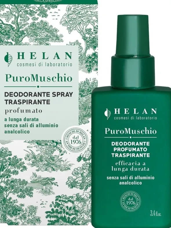 Deodorante Spray Helan PuroMuschio traspirante