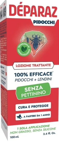 Deparaz Lozione Anti Pidocchi trattante, 100ml