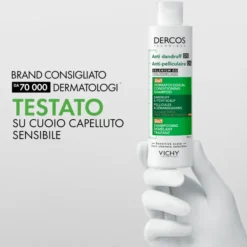DERCOS TECHNIQUE ANTI DANDRUFF SHAMPOO 2IN1 200 ML