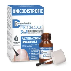 DERMOVITAMINA MICOBLOCK 3 IN 1 ONICODISTROFIE ALTERAZIONI UNGUEALI 7 ML