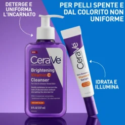 Detergente illuminante CeraVe Vitamina C, viso