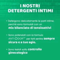 Detergente intimo Chilly Menopausa pH 6.5, con acido ialuronico