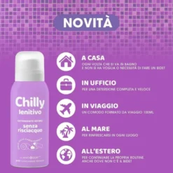 Detergente Intimo Chilly No Rise Lenitivo, 100ml
