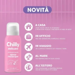 Detergente intimo Chilly No Rinse Delicato, 100ml