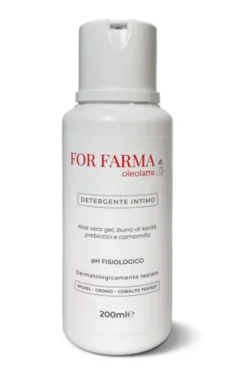 Detergente intimo For Farma Oleolatte lenitivo, 200ml