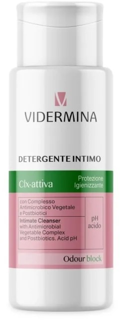 Detergente intimo Vidermina CLX-attiva pH 5,5, 300ml