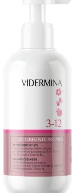 Detergente intimo Vidermina 3-12 delicato, 250ml+omaggio