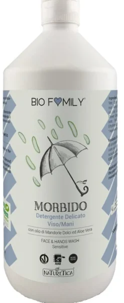 Detergente Viso e Mani Morbido Bio Family, delicato