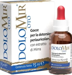 Dolomir Oto Gocce Auricolari all'Estratto di Mirra, 15ml