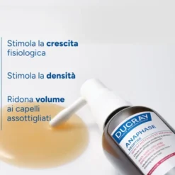 Ducray Anaphase Neoptide Siero contro la caduta e ancoraggio dei capelli, Capelli più Densi e Resistenti, Caduta cronica, 50ml
