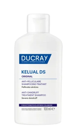 Ducray Kelual DS Original Shampoo Trattante contro la Forfora Severa, Anti-ricomparsa, Lenisce la sensazione di prurito, 100ml