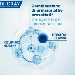 Ducray Kelual DS Original Shampoo Trattante contro la Forfora Severa, Anti-ricomparsa, Lenisce la sensazione di prurito, 100ml