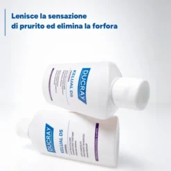 Ducray Kelual DS Original Shampoo Trattante contro la Forfora Severa, Anti-ricomparsa, Lenisce la sensazione di prurito, 100ml