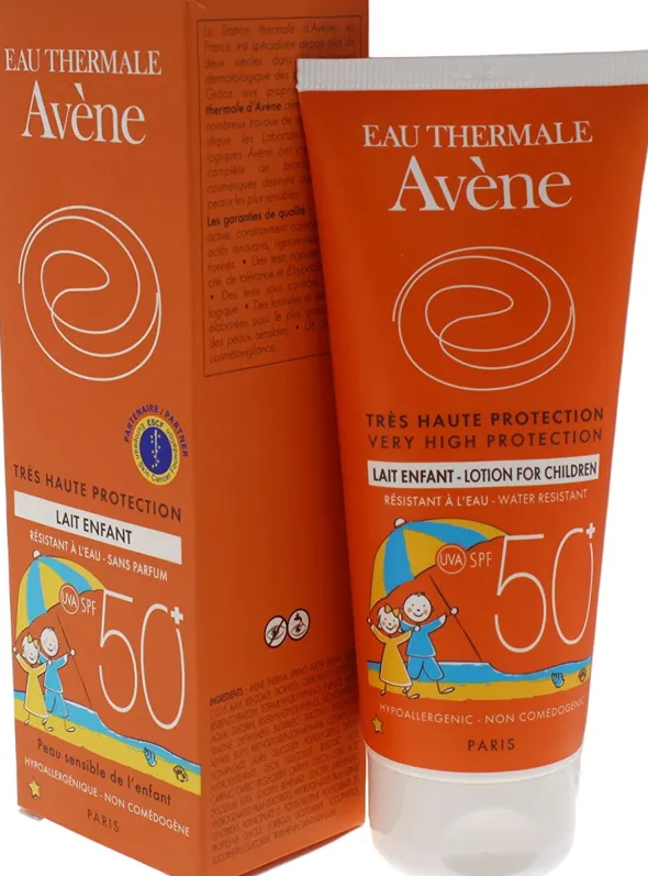 EAU THERMALE AVENE LATTE SOLARE SPF 50+ BAMBINO 100 ML