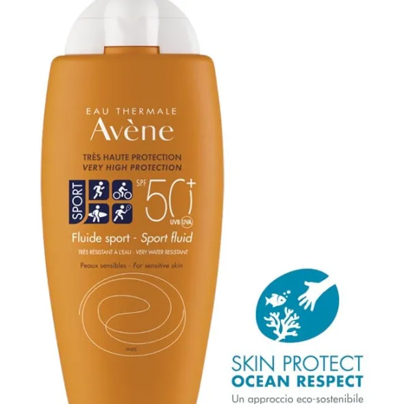 EAU THERMALE AVENE SOLARE FLUIDO SPORT SPF 50+ 100 ML
