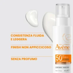 EAU THERMALE AVENE SOLARE FLUIDO COL ANTIMACCHIE SPF 50+ 40 ML