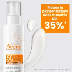 EAU THERMALE AVENE SOLARE FLUIDO COL ANTIMACCHIE SPF 50+ 40 ML