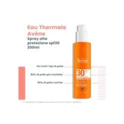 EAU THERMALE AVENE SOLARE SPRAY SPF 30 200ML NUOVO PACK