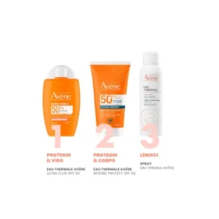 EAU THERMALE AVENE SOLARE ULTRA FLUID LUMINOSITA' SPF 50+ 50 ML
