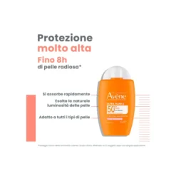 EAU THERMALE AVENE SOLARE ULTRA FLUID LUMINOSITA' SPF 50+ 50 ML