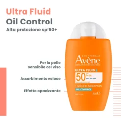 EAU THERMALE AVENE SOLARE ULTRA FLUID OIL CONTR SPF 50 50ML