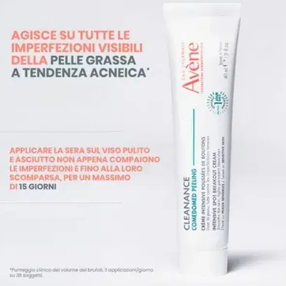 Eau Thermale Avène Cleanance Comedomed Peeling Crema Intensiva Imperfezioni Pack X2