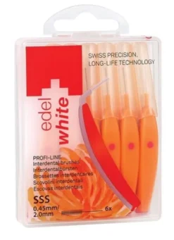 EDEL WHITE SCOVOLINO INTERDENTALE SSS 0,45MM 6 PEZZI