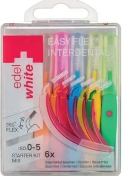 EDEL WHITE SCOVOLINO INTERDENTALE ASSORTITO 6 PEZZI