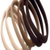 Elastici per capelli neutri BJC019, set da 6 pezzi