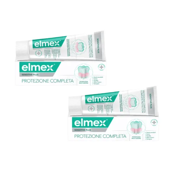 ELMEX DENTIFRICIO SENSITIVE PLUS COMPLETE 75 ML Pack X2
