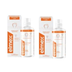 ELMEX PROTEZIONE CARIE COLLUTORIO FLUORURO AMMINICO 400 ML Pack X2