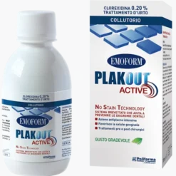 EMOFORM PLAK OUT ACTIVE CLOREXIDINA 0,20% COLLUTORIO 200 ML