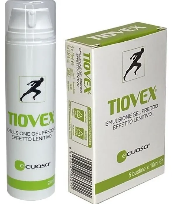 Emulsione Gel Freddo Tiovex Ecuasa effetto lenitivo, 200ml
