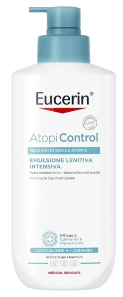 Emulsione Lenitiva Eucerin AtopiControl per pelle atopica, 400ml