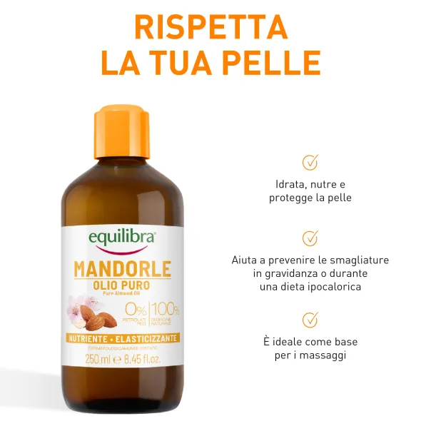 EQUILIBRA OLIO DI MANDORLE DOLCI 250 ML