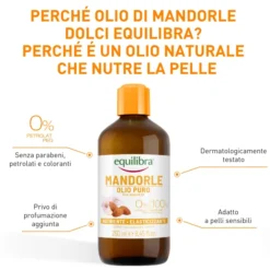 EQUILIBRA OLIO DI MANDORLE DOLCI 250 ML
