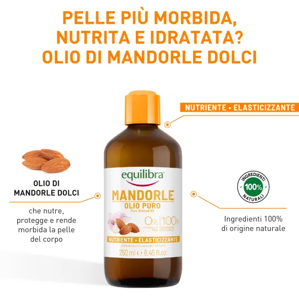 EQUILIBRA OLIO DI MANDORLE DOLCI 250 ML