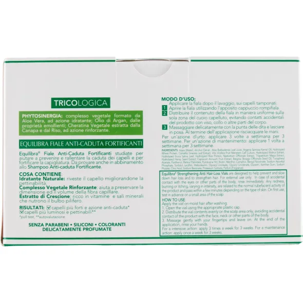 EQUILIBRA TRICOLOGICA 10 FIALE ANTICADUTA FORTIFICANTI 8 ML