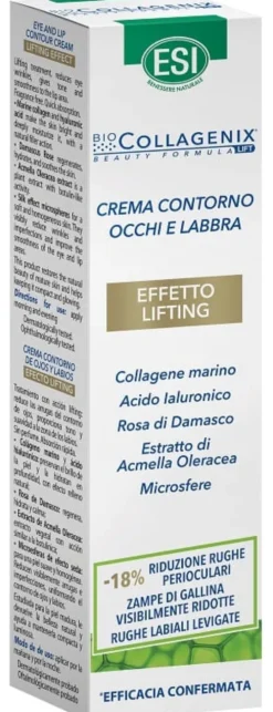 ESI BIOCOLLAGENIX CREMA CONTORNO OCCHI LABBRA EFFETTO LIFTING 15 ML
