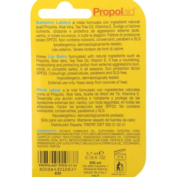 ESI PROPOLAID STICK LABBRA SPF 20 5,7 G