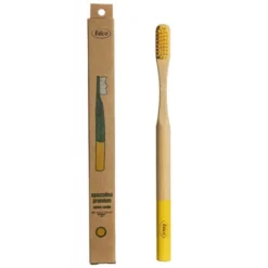 ETICO SPAZZOLINO ADULTO PREMIUM BAMBU GIALLO