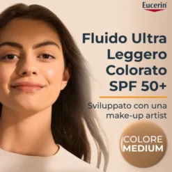EUCERIN SUN FLUIDO ULTRA LEGGERO TINTED SPF50+ 50 ML